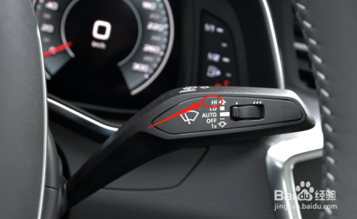 奥迪a6l汽车雨刮功能怎么使用