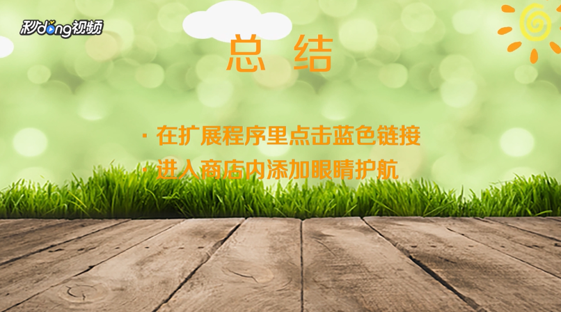 Chrome如何利用扩展把背景色调成茶绿色