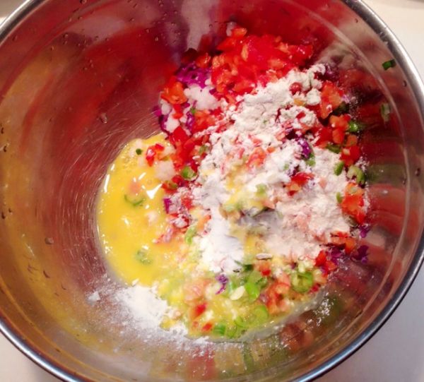 彩虹芝士条焗饭