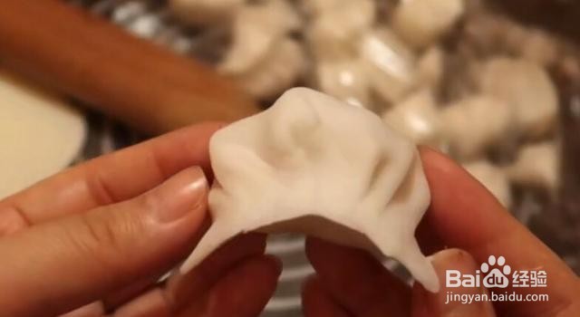 家庭自制薄皮虾饺