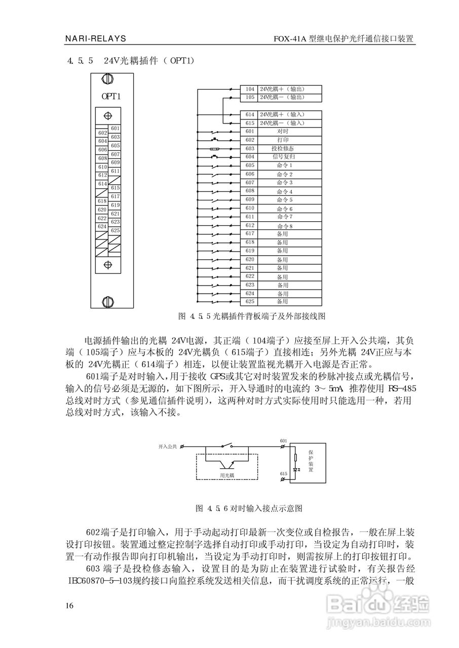 FOX-41A型继电保护光纤通信接口装置技术说明书:[2]
