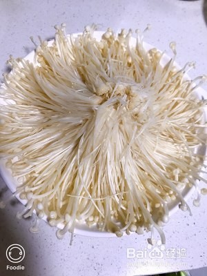 油泼金针菇怎么做