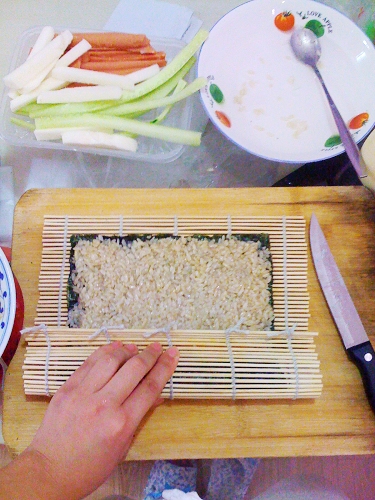 在家自制美味寿司