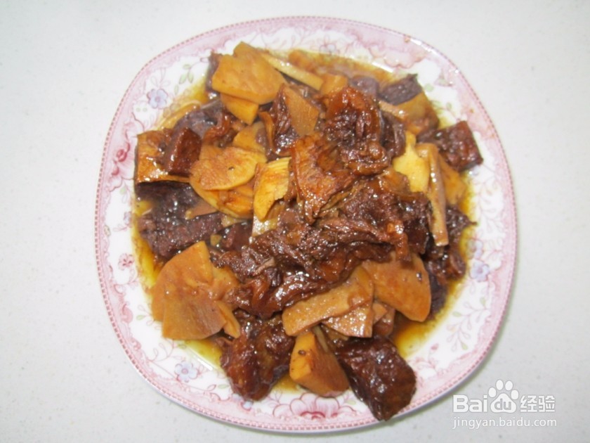 牛肉烧笋子的做法