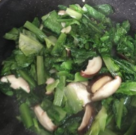 香菇油麦菜的做法