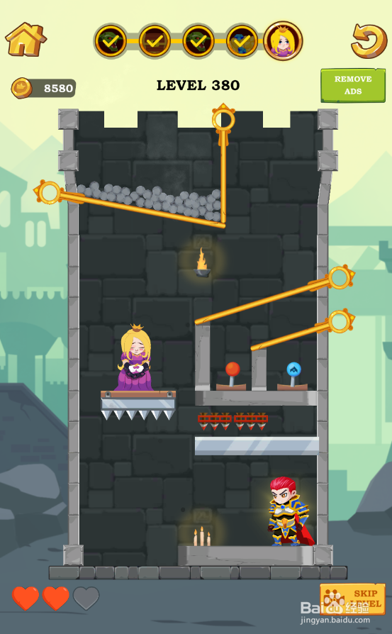 Super Hero Rescue的Level 380如何通过