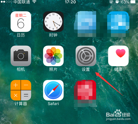 苹果手机如何打开来电闪光灯提示(ios10)