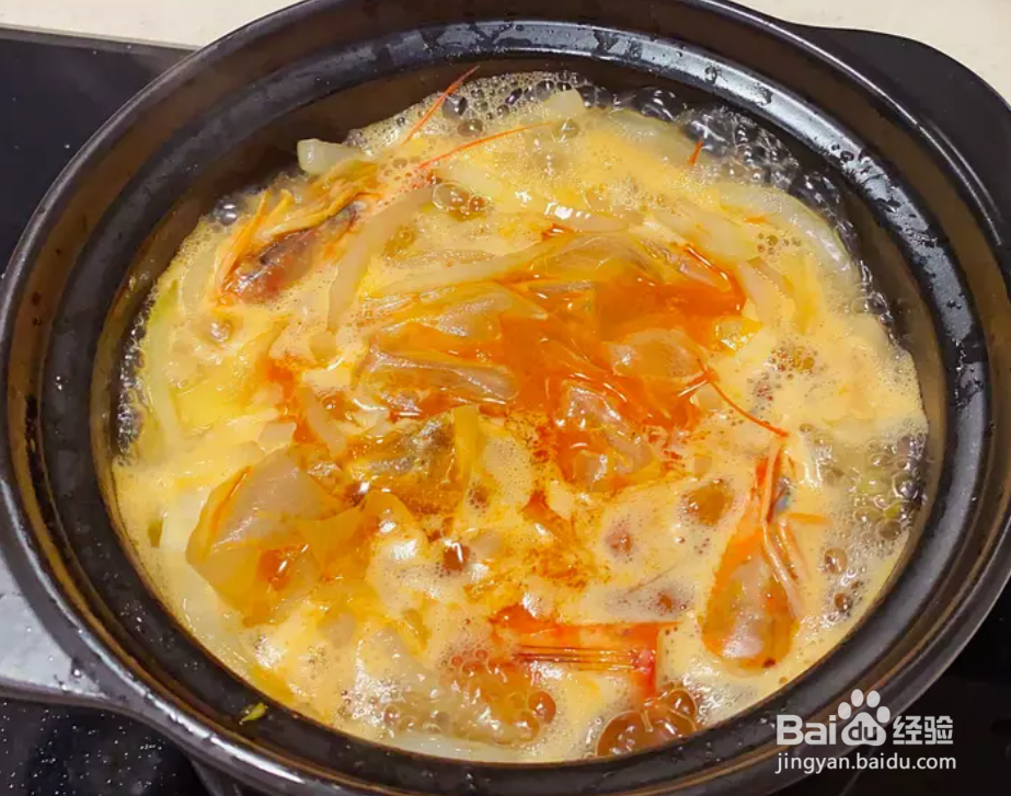 韩式石蟹豆腐锅（辣味石蟹豆腐煲）