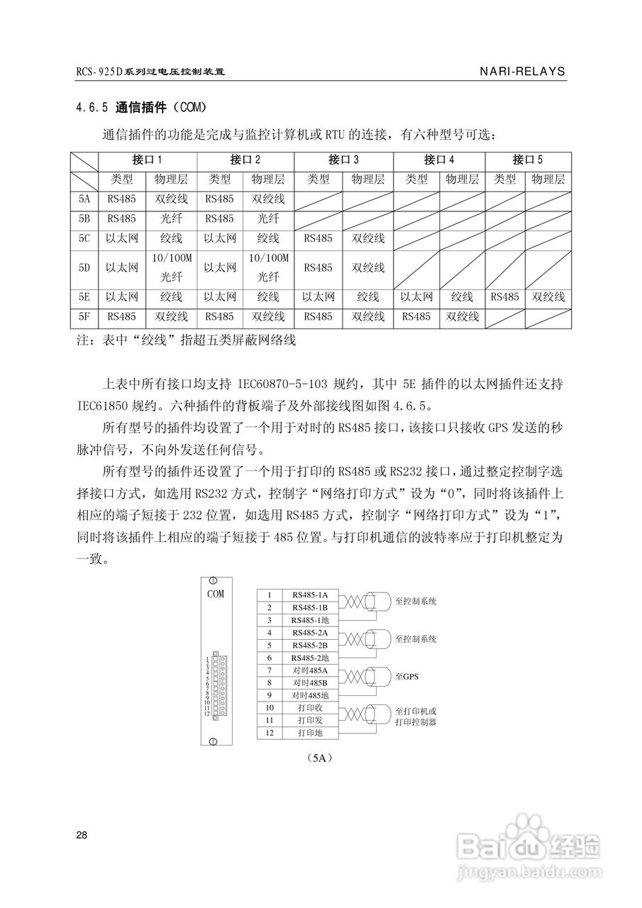 南瑞继保RCS-925D系列特高压过电压控制装置使用说明书:[4]