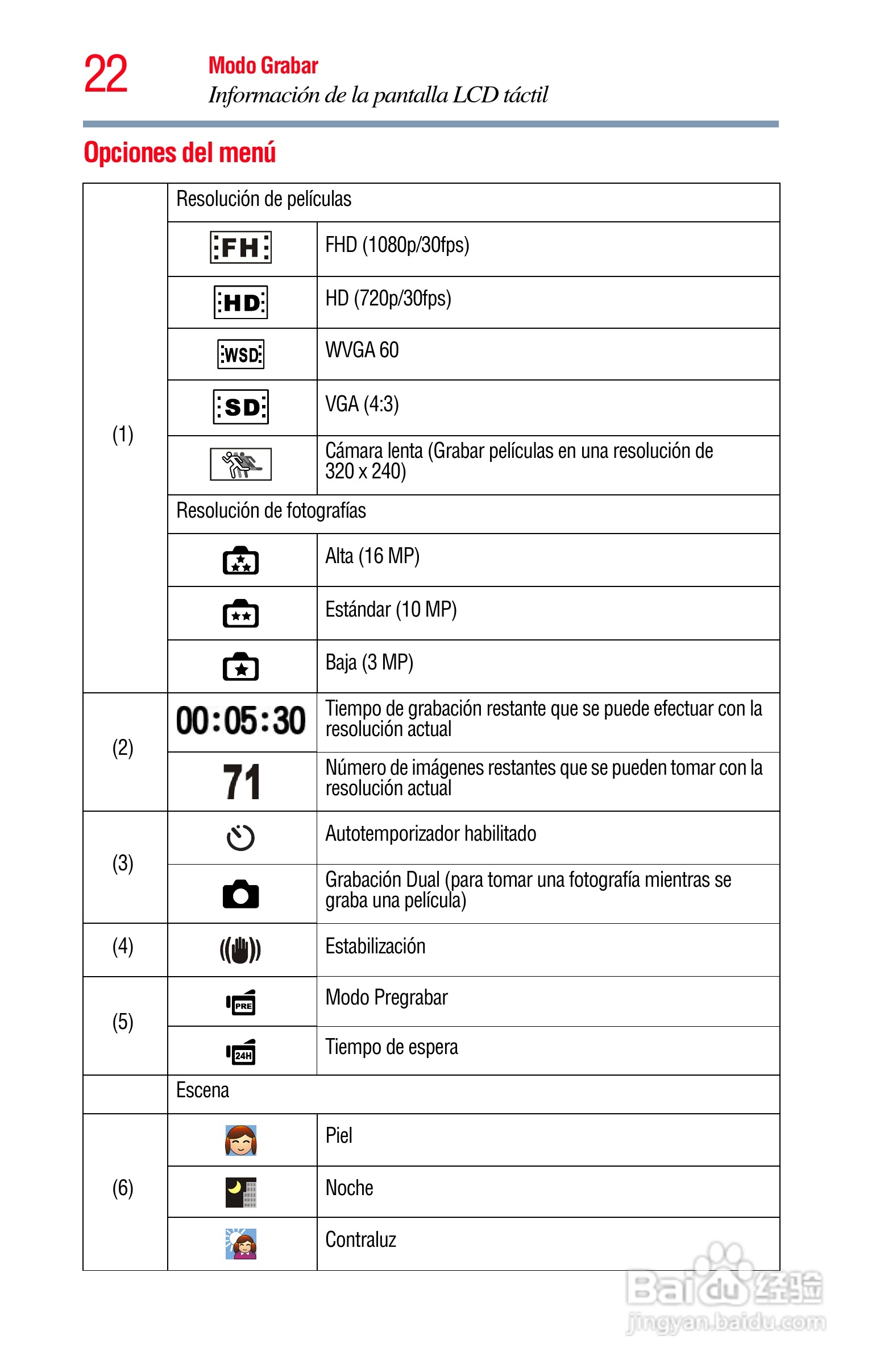 东芝CAMILEO H30数码摄像机使用说明书:[10]