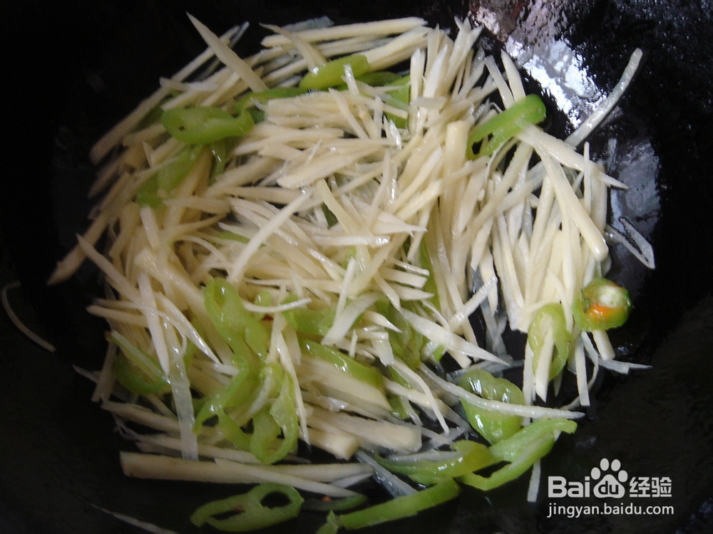 素炒土豆丝——舌尖上的家常味道