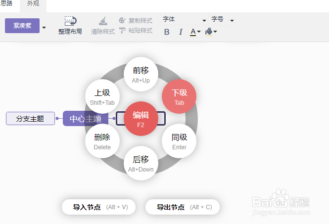 在线画图网站绘制思维导图的简单画法