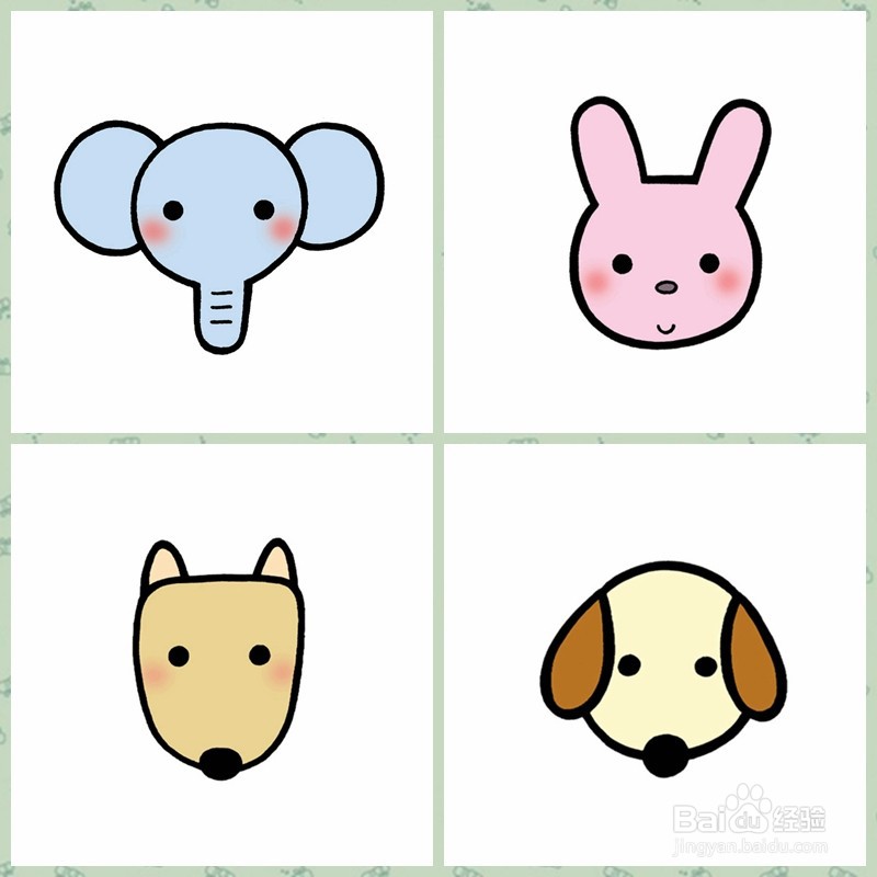 【简笔画】一般动物的画法