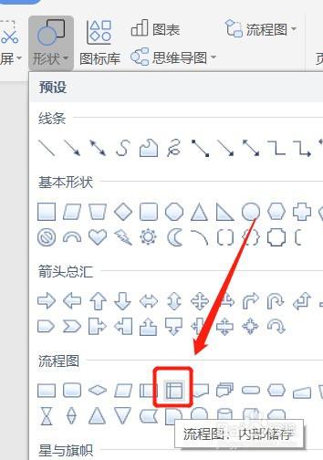 Word如何插入流程图:内部储存