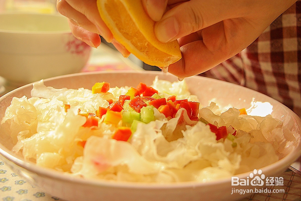六月飞雪——凉拌雪银耳