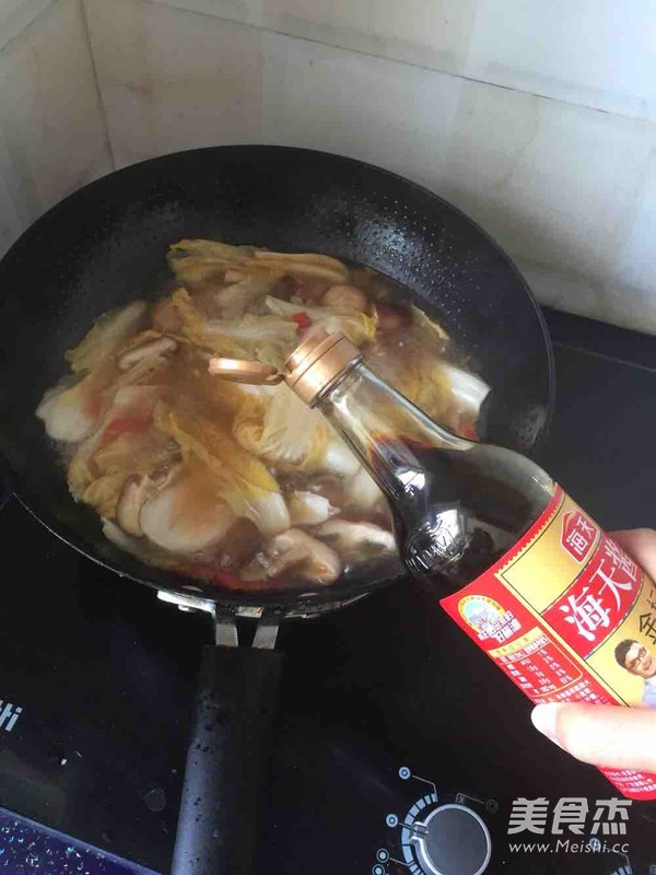 白菜粉丝焯肉丸