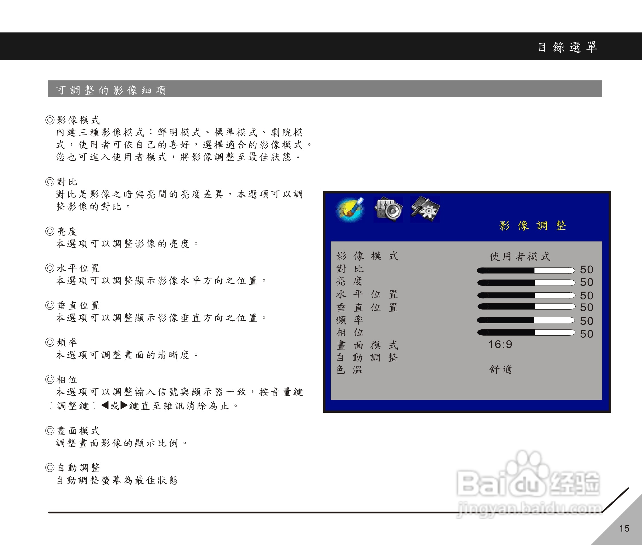 声宝LM-37XW718型多媒体液晶显示器说明书:[2]