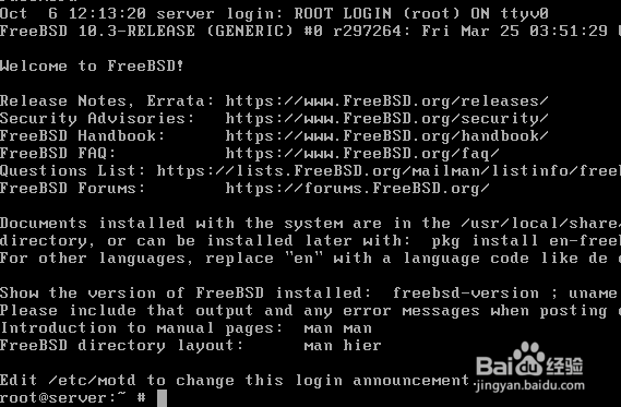 vmware安装freebsd10.3教程(超详细)