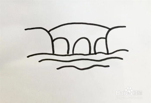 都江堰简笔画怎么画