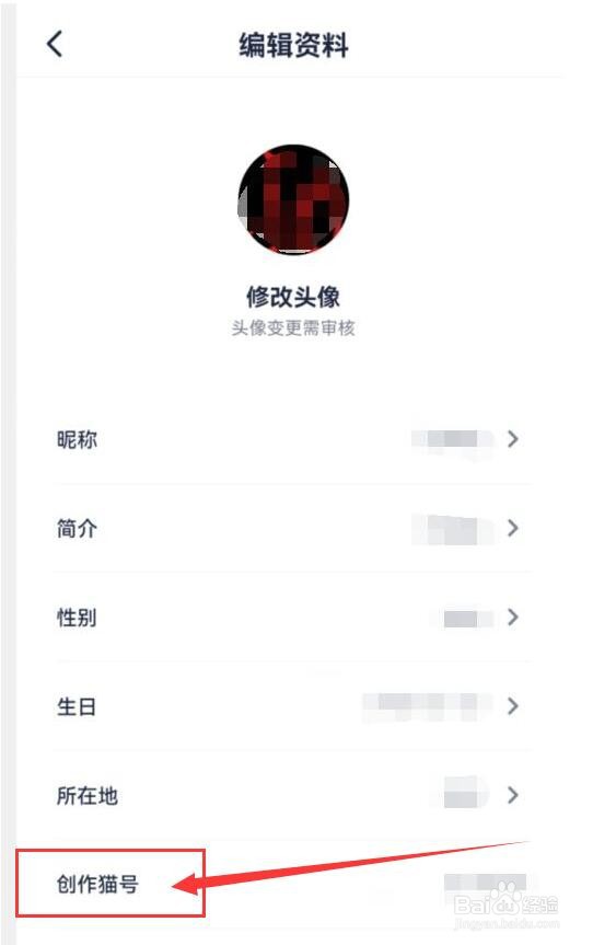 创作猫如何查看自己的创作号