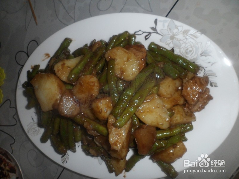 干煸豆角土豆肉