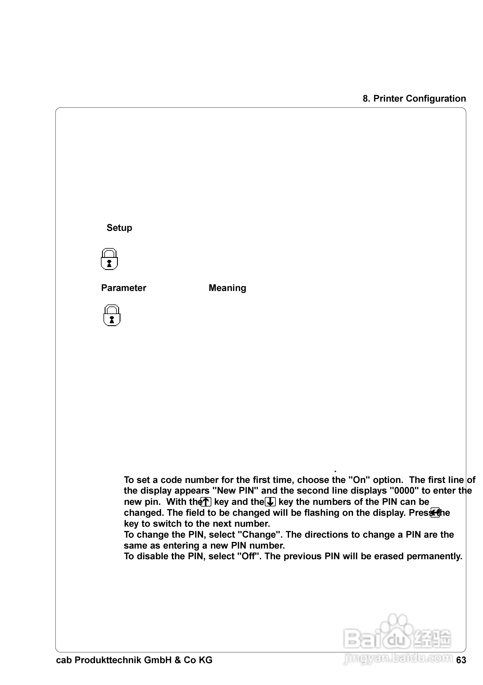 cab A8300打印机使用说明书:[7]