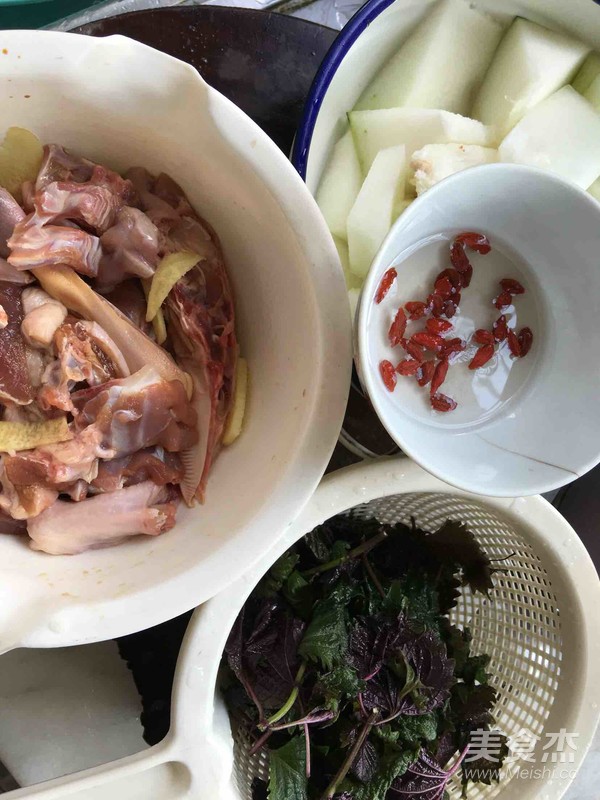 枸杞子冬瓜焖鸭