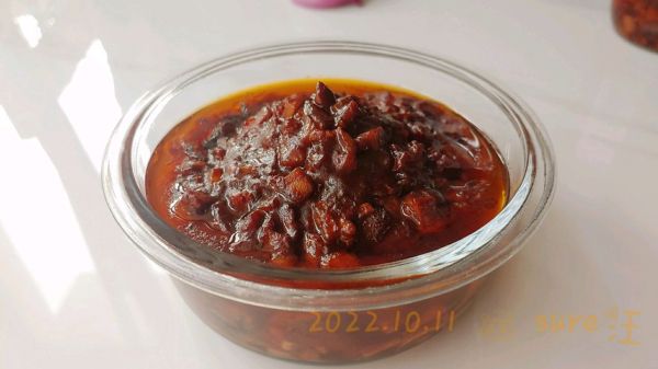 甜豆葱香菇肉酱