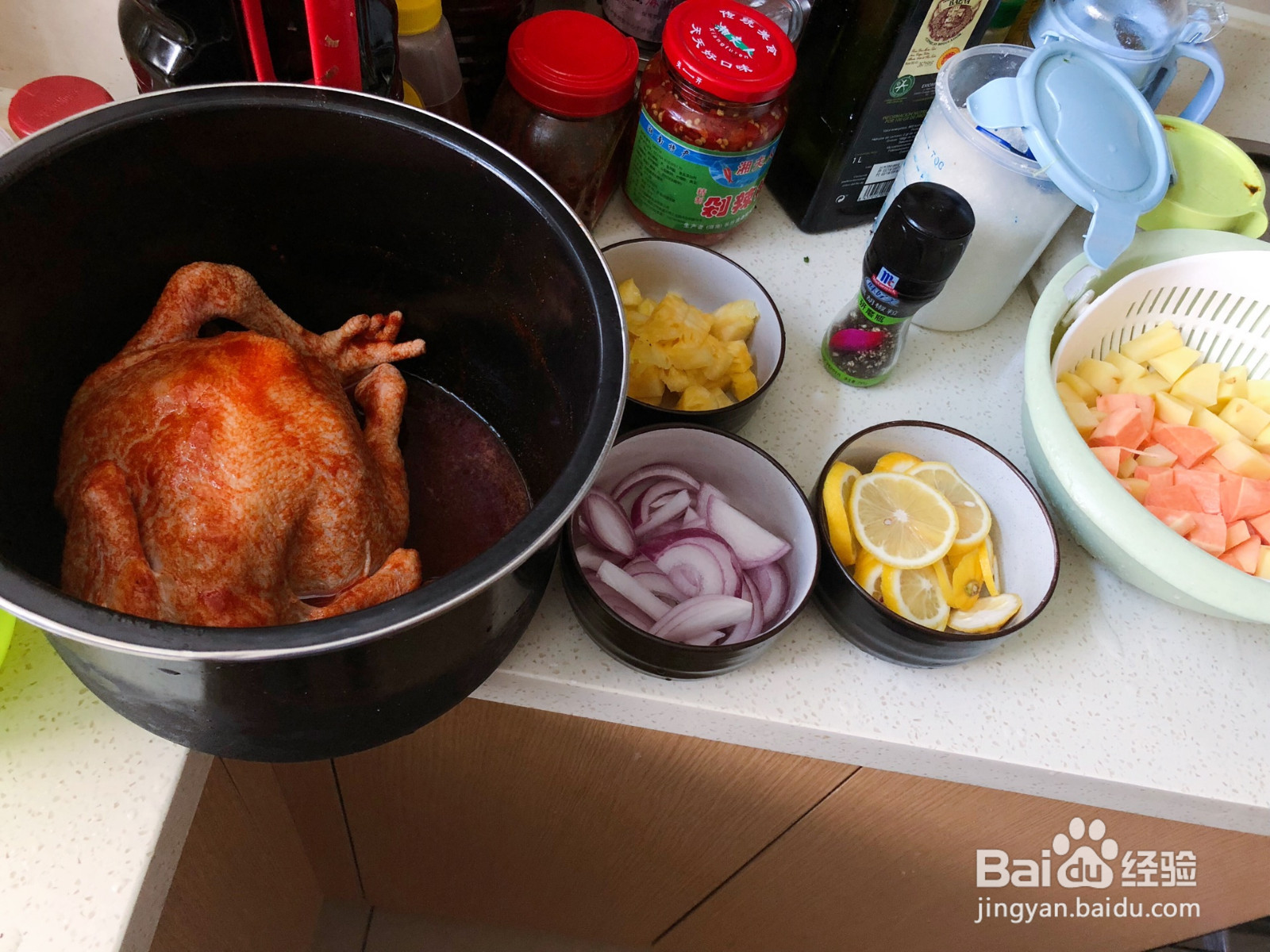 柠香奥尔良烤鸡的做法