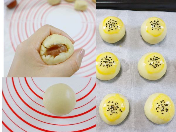 奶香麻薯蛋黄酥