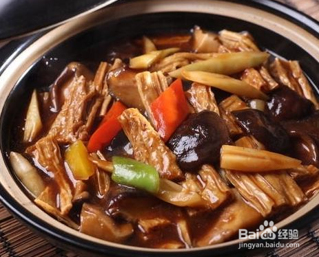 如何做红烧腐竹香菇