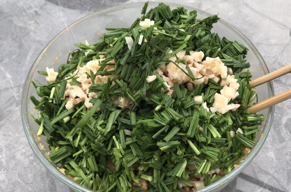 韭菜莲藕牛肉饺子