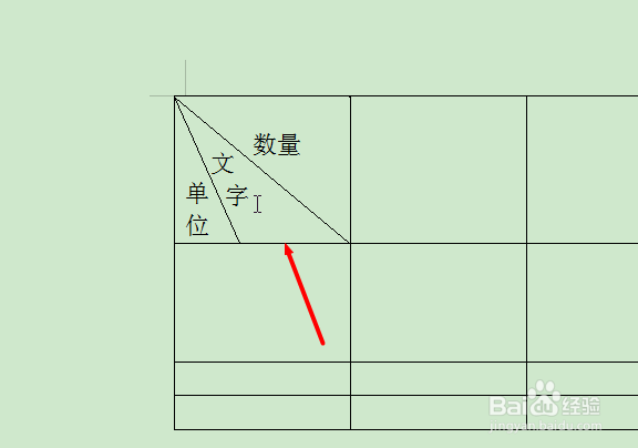 Word怎样绘制斜线表头？