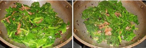 豆豉鲮鱼炒潺菜的作法