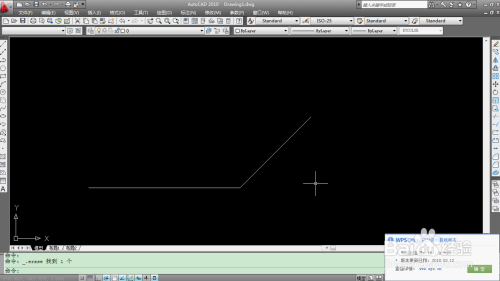 CAD如何用PL线画任意角