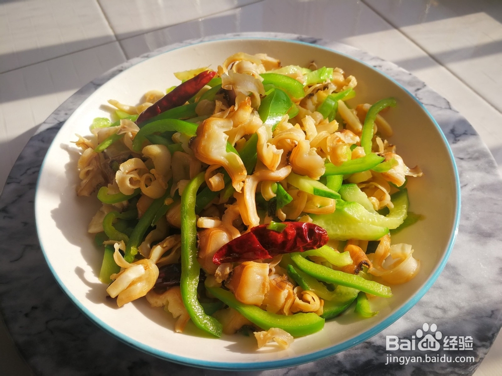 爆炒扇贝肉做法