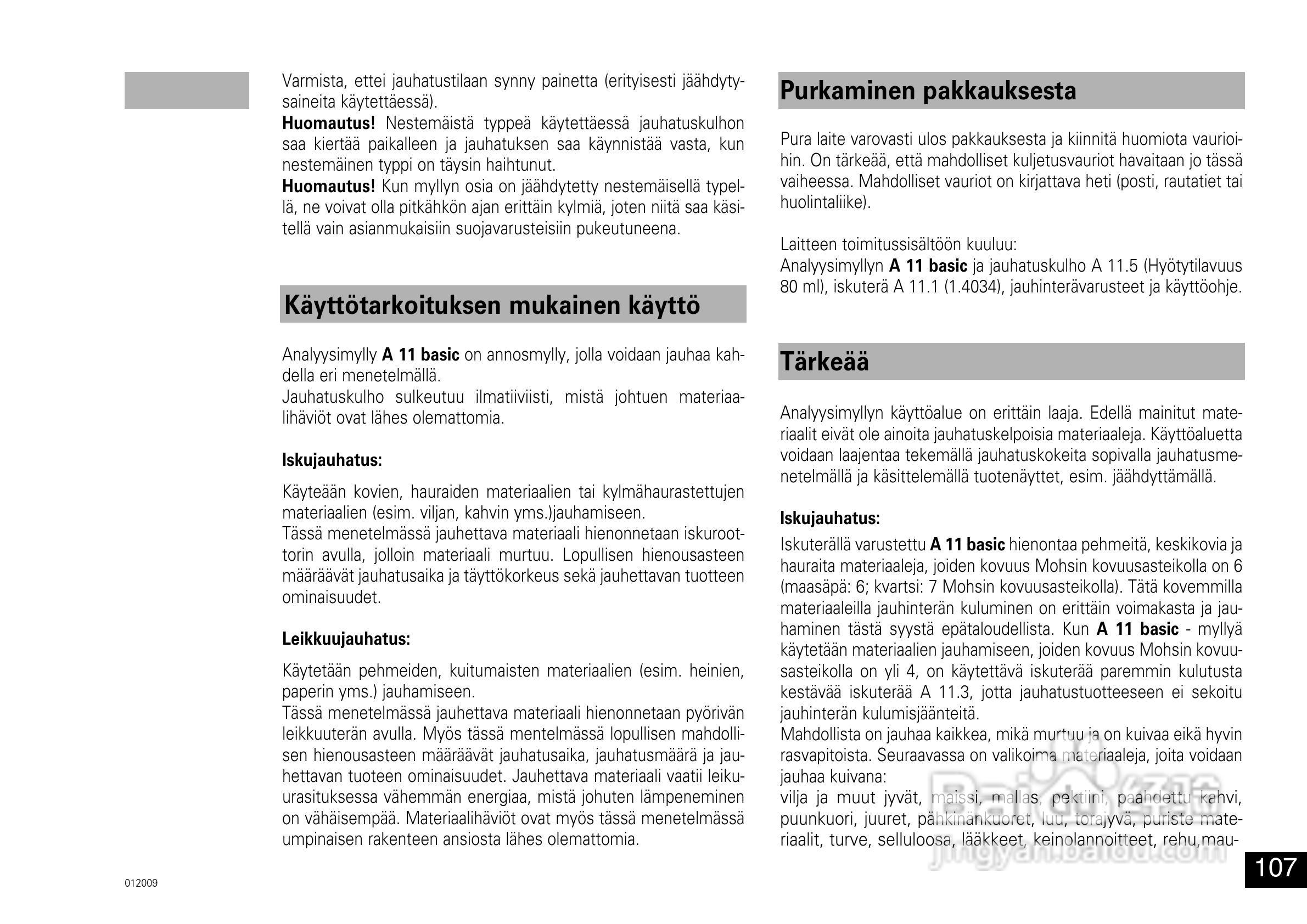 IKA A11分析研磨机使用说明书:[11]