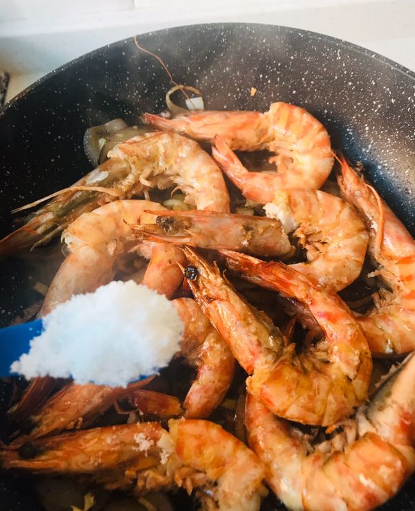 茄汁油焖斑节虾