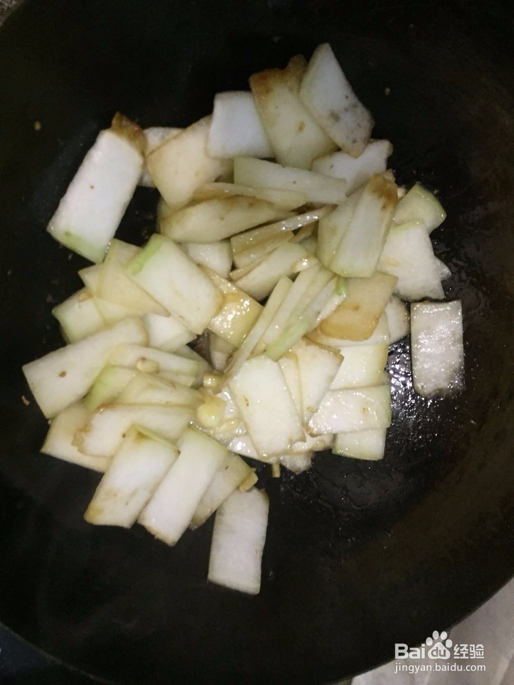 鲜嫩的冬瓜片怎么做