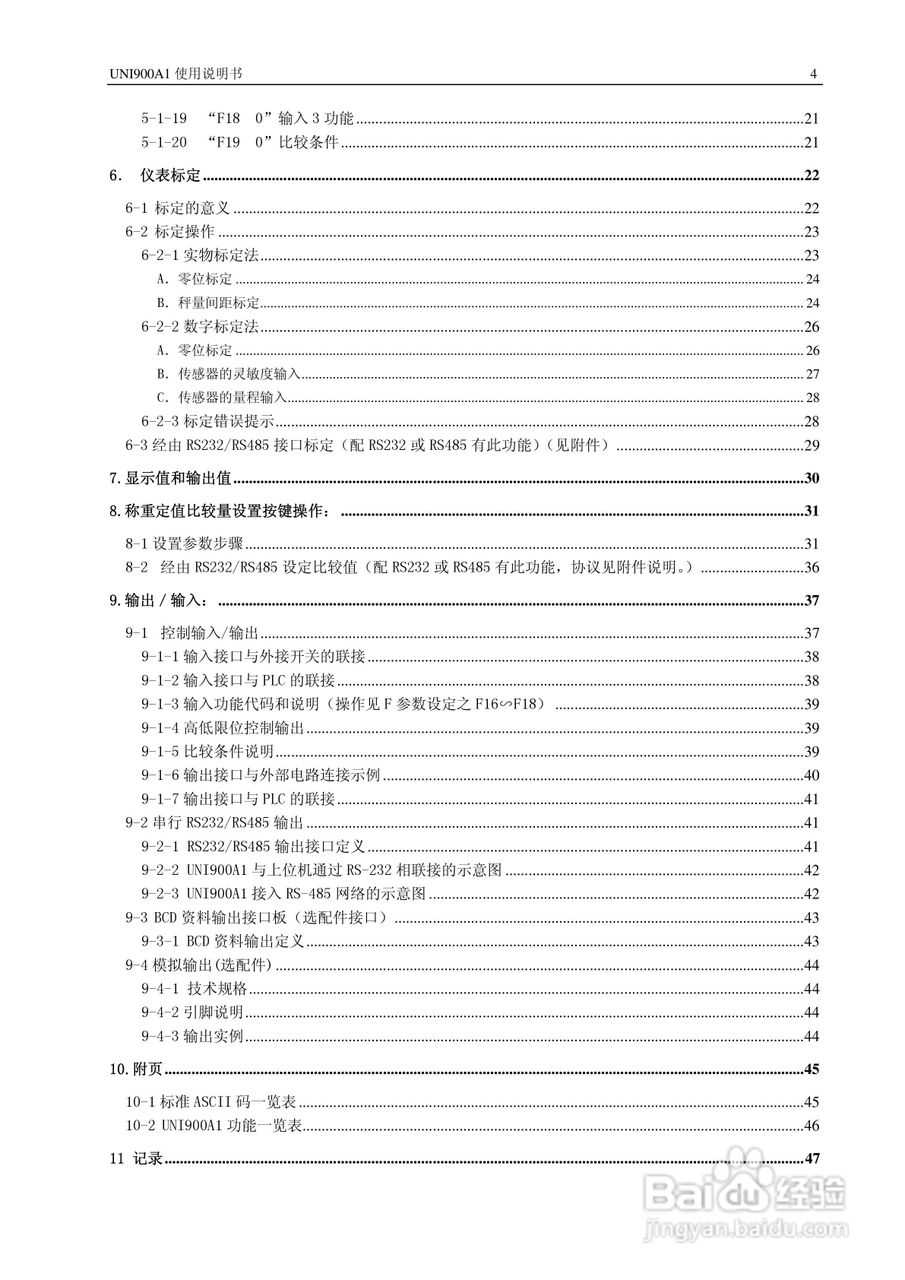 长陆UNI900A1称重显示控制仪使用说明书:[1]