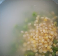 腊肠玉米青豆饭