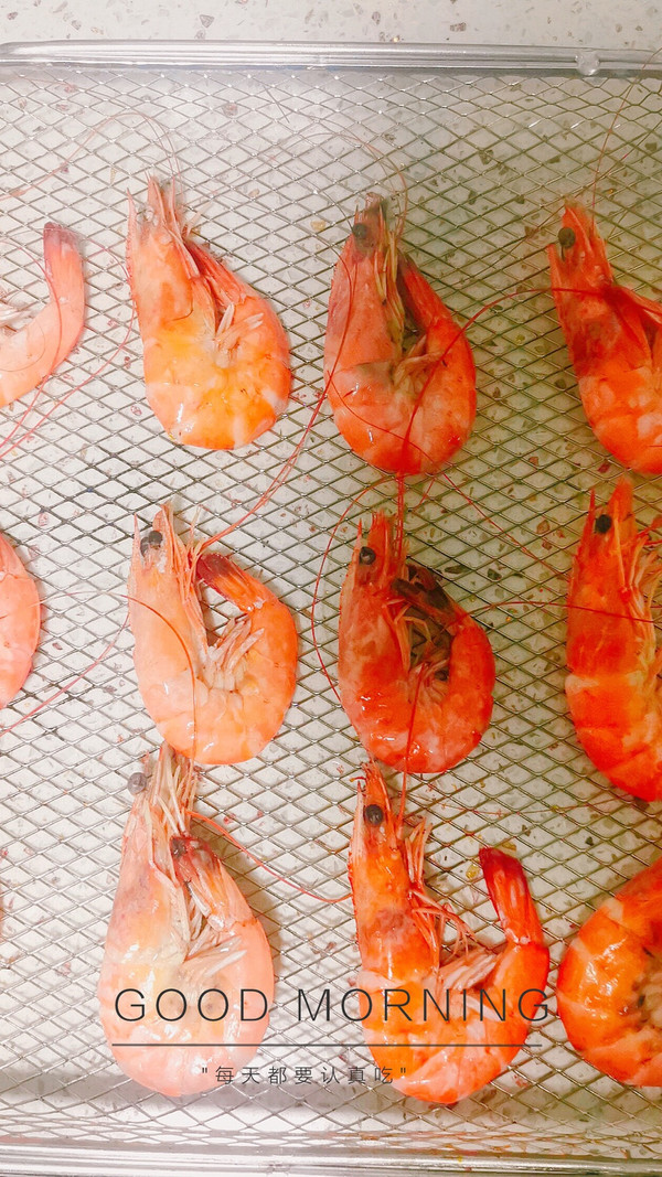 自制美味补钙小零食烤虾干