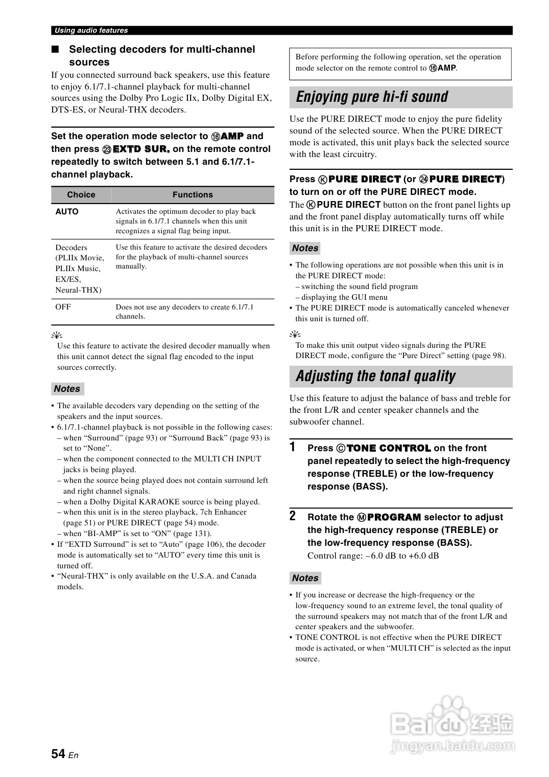 YAMAHA RX-Z7扩音机说明书:[3]