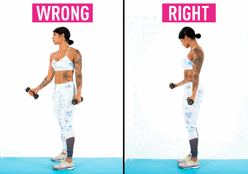 哑铃锻炼方法的正确姿势详解