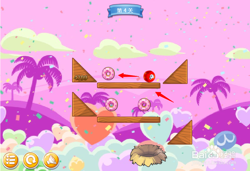 小游戏泡泡鸟历险记3-4关