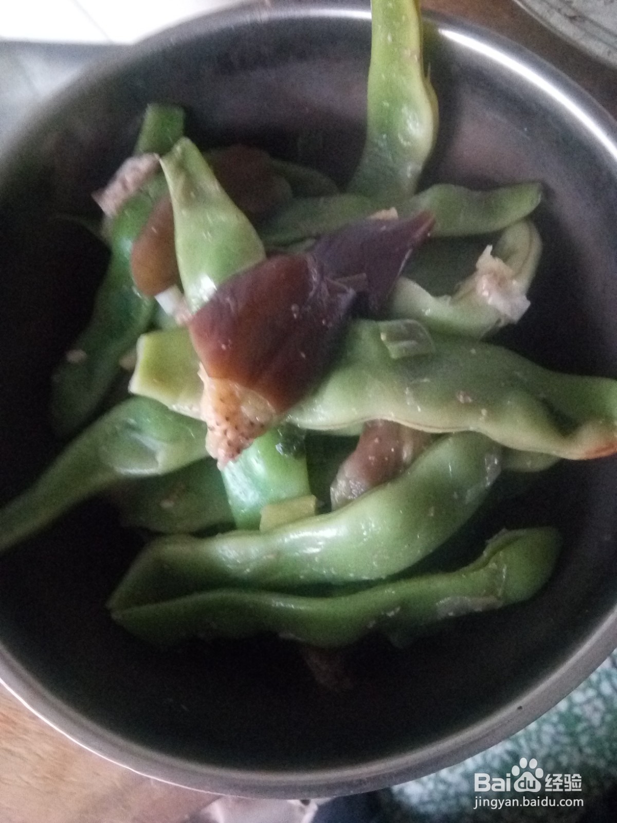 家常菜茄子炖豆角