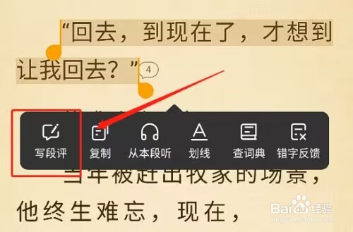 七猫免费小说怎么写段落评语?