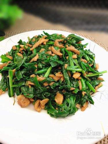 韭菜炒肉丝的做法