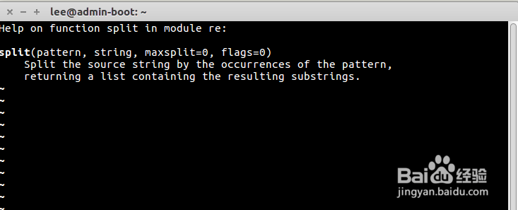 Python库详解之re库(续1)