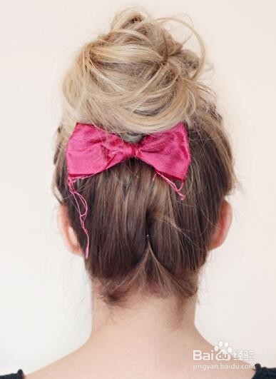 教你用一个蝴蝶结打造六款发型,来学下吧
